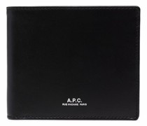 A.P.C. Portemonnaie mit Logo-Print