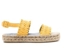 Espadrilles aus Leder