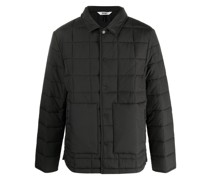 Gesteppte Hemdjacke mit Druckknöpfen