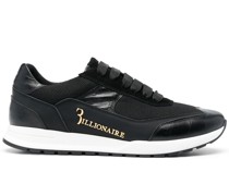 Runner Sneakers mit Kroko-Effekt