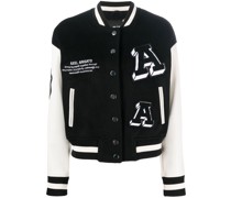 Bomberjacke mit Logo-Detail