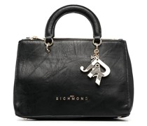 Handtasche mit Logo-Schild