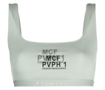 Sport-BH mit Logo-Print