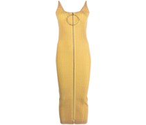 Midikleid mit Zwei-Wege-Reißverschluss