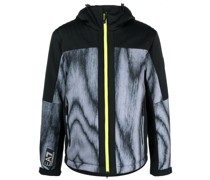 Kapuzenjacke mit Kontrasteinsätzen
