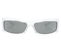 Sonnenbrille mit eckigem Gestell
