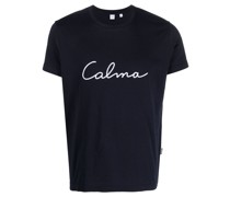 T-Shirt mit "Calma"-Stickerei