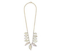 18kt Rotgoldhalskette mit Diamanten