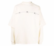 Pullover mit Stacheldraht-Print