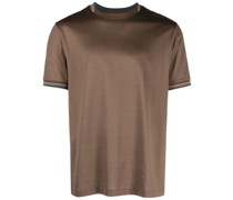 T-Shirt mit Streifendetail