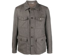 Jacke mit Reverskragen