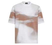 T-Shirt mit Dünen-Print