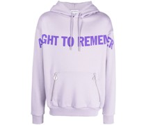 Hoodie mit Slogan-Print