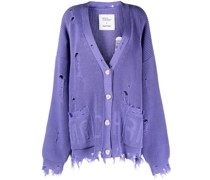 Cardigan im Distressed-Look
