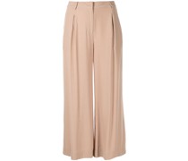 Cropped-Hose mit weitem Bein
