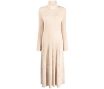 Samtkleid mit Rollkragen