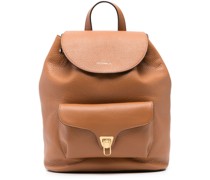 Beat leather backpack