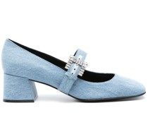 Mary Janes im Jeans-Look 50mm