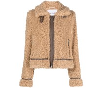 Faux-Shearling-Jacke