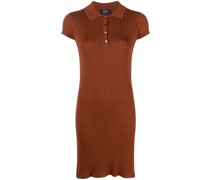 A.P.C. Geripptes Minikleid