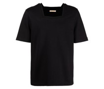 Terry square-neck T-shirt