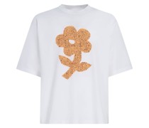 T-Shirt mit Blumen-Print