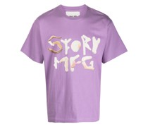 STORY mfg. T-Shirt mit Logo-Print