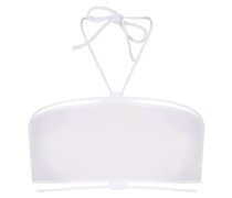 Neckholder-Bikini mit hohem Bund