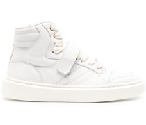 High-Top-Sneakers aus Leder