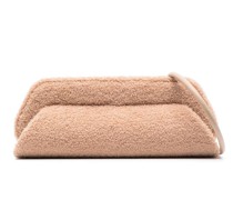 Clutch mit Faux Shearling