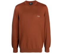 A.P.C. Sweatshirt mit Logo-Stickerei