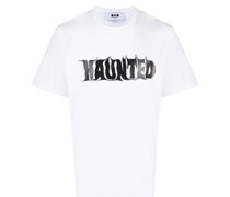 Haunted T-Shirt mit rundem Ausschnitt
