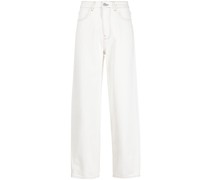 Hoch sitzende Boyfriend-Jeans