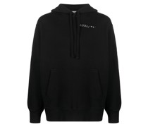 Hoodie mit Metallic-Print