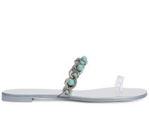 Sandalen mit Kristallen