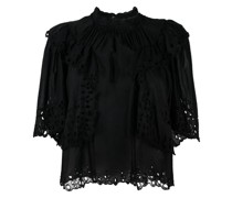 Katia Bluse mit Lochstickerei