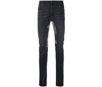 Skinny-Jeans mit Bandana-Detail