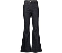 Schlagjeans mit hohem Bund