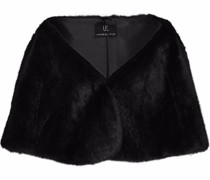 Yasmine Cape aus Faux Fur