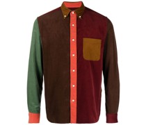 Hemd in Colour-Block-Optik