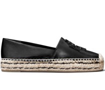 Espadrilles mit Logo-Patch