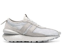 glitter-detail low-top sneakers