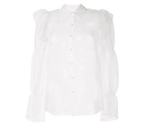 'Souffle' Bluse mit Sheer-Effekt