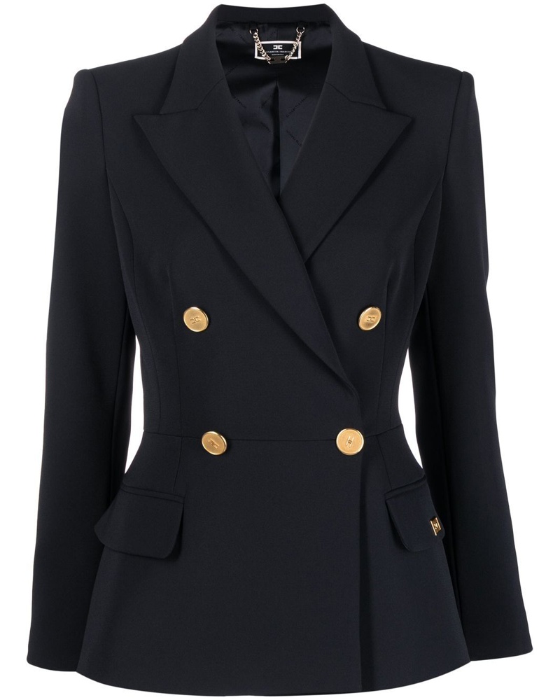 Elisabetta Franchi Damen Doppelreihiger Blazer
