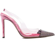 Slingback-Pumps mit Strass