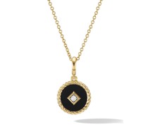 18kt Elements Gelbgoldhalskette mit Diamanten
