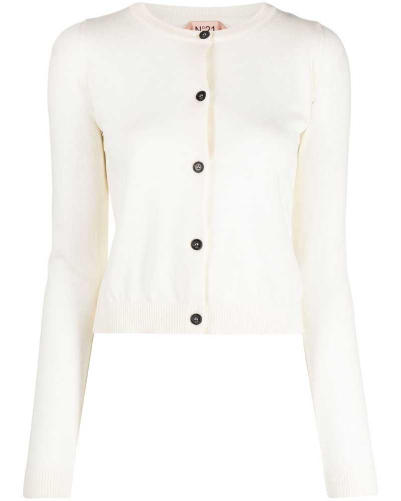 N° 21 Damen Cardigan mit rundem Ausschnitt