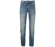 Ausgeblichene Slim-Fit-Jeans