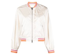 Bomberjacke mit Logo-Patch