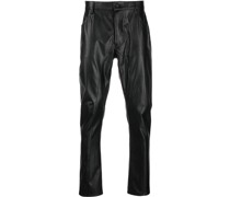 x Tessitura Gerade Hose aus Faux-Leder
